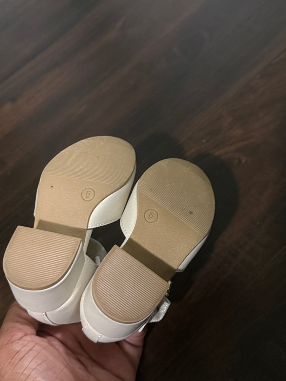 Rachel Shoes Cream Sparkle Bow Mary Janes - Picture 3 of 3